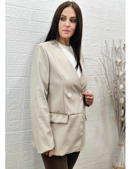 CHAQUETA DELIA BEIGE