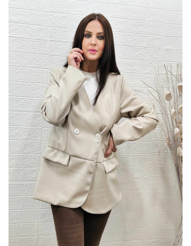 CHAQUETA DELIA BEIGE