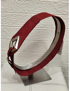 CINTURÓN ROMBO BURDEOS 2