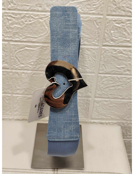 CINTURÓN CORAZÓN AZUL