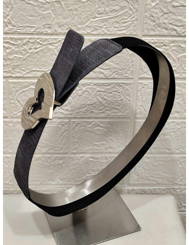 CINTURÓN CORAZÓN NEGRO