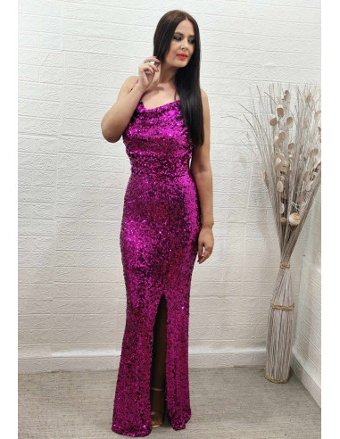 VESTIDO GIORGINA FUCSIA