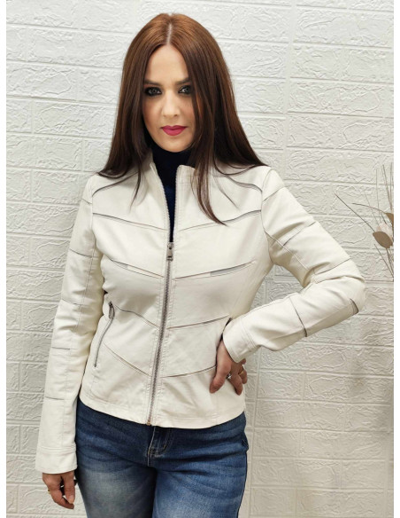 CAZADORA SHARON BLANCA (TALLAS DE 36 A 44)