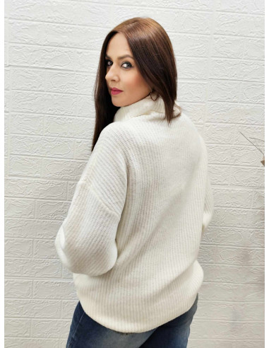 JERSEY CORINA BLANCO (TALLAS DE 36 A 50)