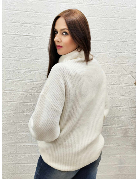 JERSEY CORINA BLANCO (TALLAS DE 36 A 50)