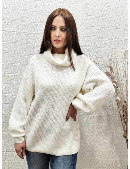 JERSEY CORINA BLANCO (TALLAS DE 36 A 50)