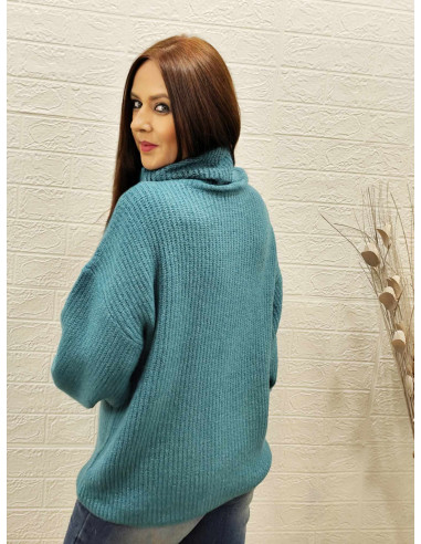 JERSEY CORINA TURQUESA (TALLAS DE 36 A 50)