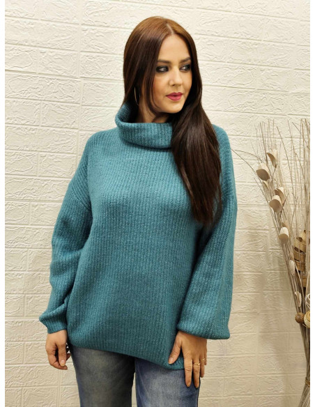 JERSEY CORINA TURQUESA (TALLAS DE 36 A 50)