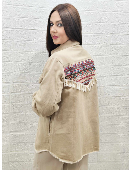CHAQUETA OLIMPIA CAMEL (TALLAS DE 36 A 42)