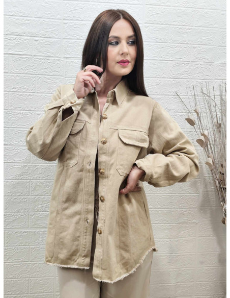 CHAQUETA OLIMPIA CAMEL (TALLAS DE 36 A 42)