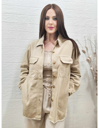 CHAQUETA OLIMPIA CAMEL (TALLAS DE 36 A 42)