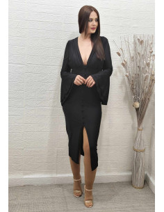 VESTIDO AMALIA NEGRO (TALLA DE 36 A 42)