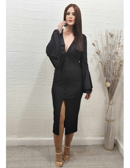 VESTIDO AMALIA NEGRO (TALLA DE 36 A 42)