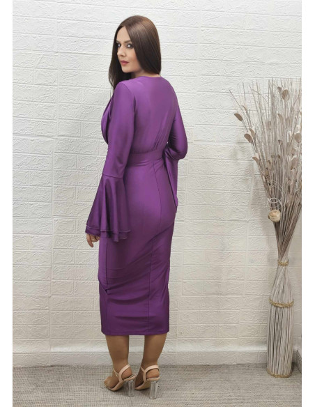 VESTIDO AMALIA MORADO (TALLA DE 36 A 42)