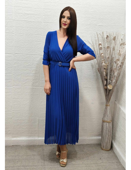 VESTIDO CARLA AZUL (TALLA DE 36 A 42)