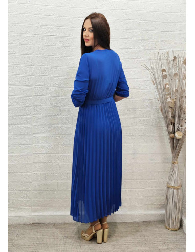 VESTIDO CARLA AZUL (TALLA DE 36 A 42)