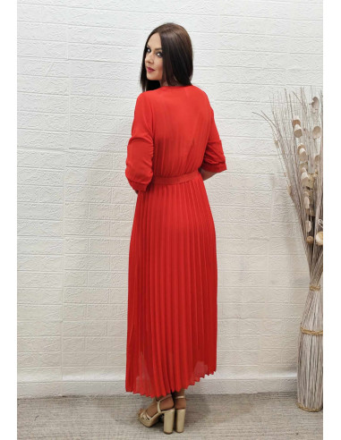 VESTIDO CARLA ROJO (TALLA DE 36 A 42)