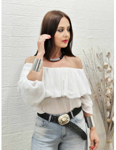 BLUSA VAIOLET BLANCA (TALLAS DE 36 A 42)