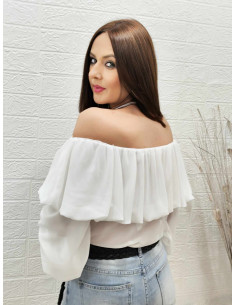BLUSA VAIOLET BLANCA (TALLAS DE 36 A 42) 2