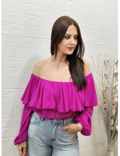 BLUSA VAIOLET BUGANVILLA (TALLAS DE 36 A 42)