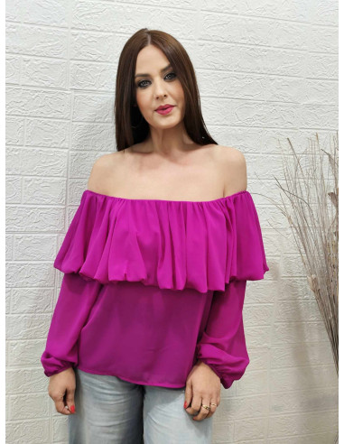 BLUSA VAIOLET BUGANVILLA (TALLAS DE 36 A 42)