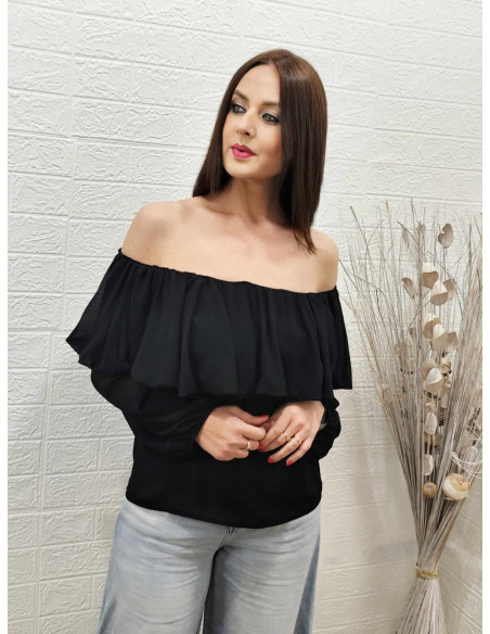 BLUSA VAIOLET NEGRA (TALLAS DE 36 A 42)