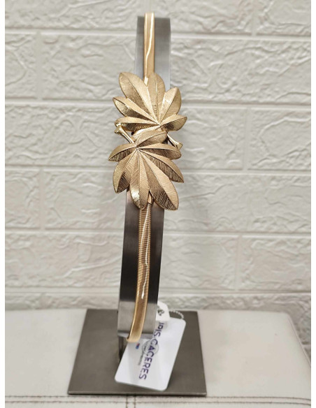 CINTURÓN HOJAS DORADO