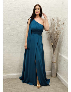 VESTIDO MARINA PETROLEO