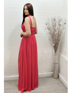 VESTIDO ROMA FUCSIA 2
