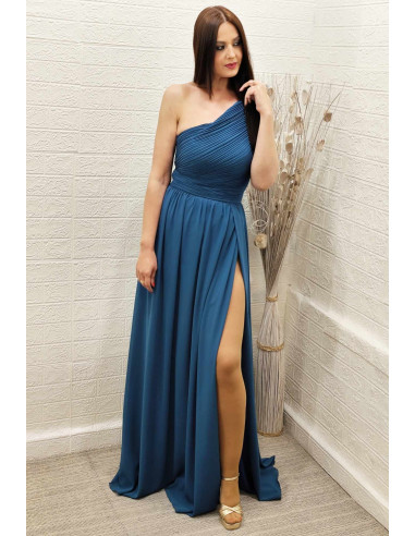 VESTIDO ROMA PETRÓLEO