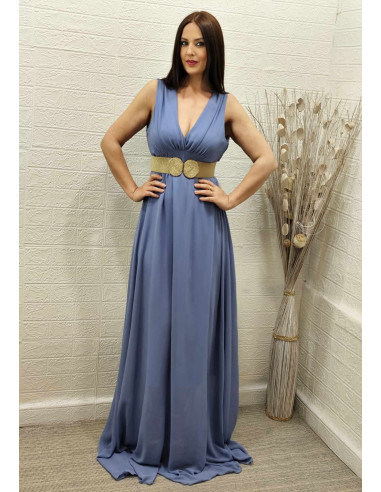 VESTIDO VANIA AZUL (TALLAS DE 38 A 44)