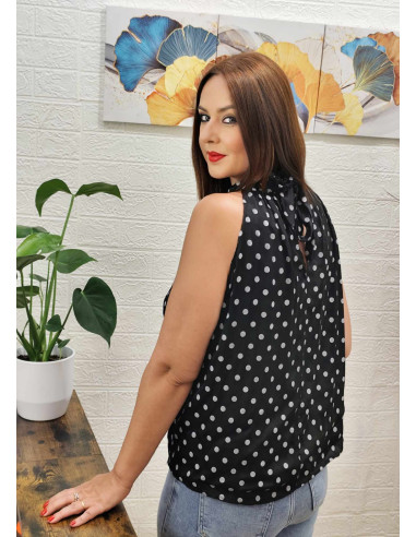 BLUSA TOPOS (TALLAS DE LA 36 A LA 44)