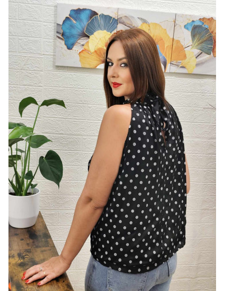 BLUSA TOPOS (TALLAS DE LA 36 A LA 44)