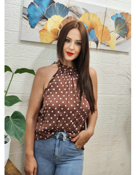 BLUSA TOPOS (TALLAS DE LA 36 A LA 44)