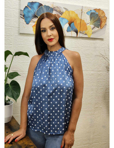 BLUSA TOPOS (TALLAS DE LA 36 A LA 44)