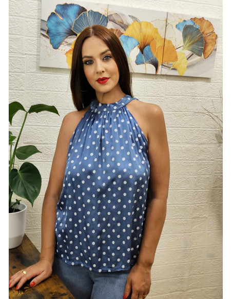 BLUSA TOPOS (TALLAS DE LA 36 A LA 44)