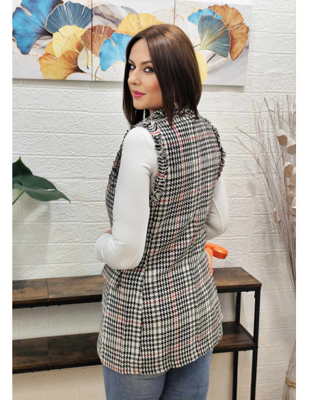 CHALECO CUADROS (TALLAS DE 36 A 42)
