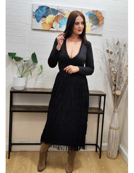 FALDA FLECOS (TALLAS DE 36 A 42)