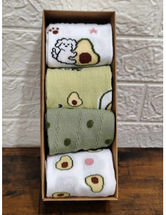 PACK CALCETINES AGUACATE