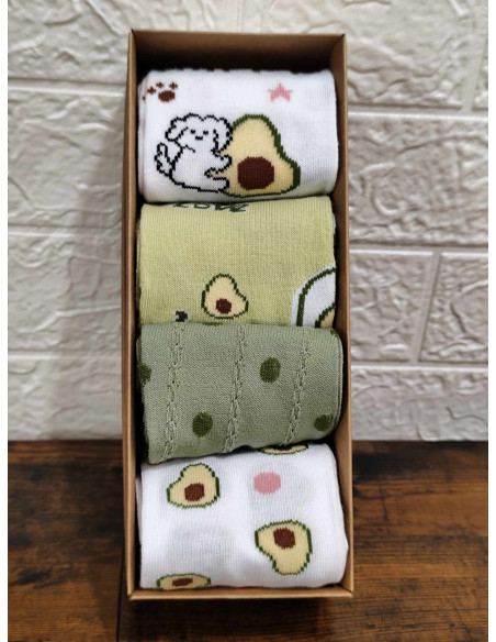 PACK CALCETINES AGUACATE