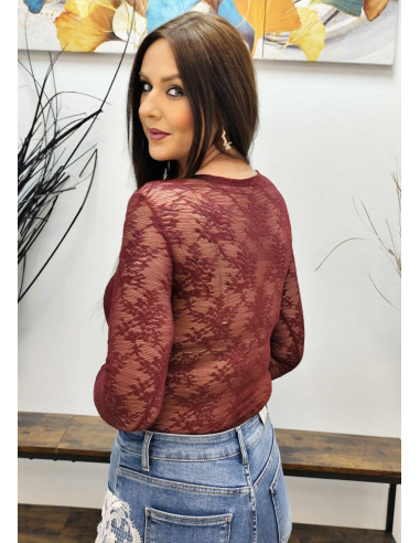 TOP ENCAJE (TALLAS DE 34 A 40)
