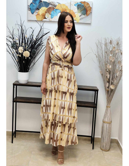 VESTIDO VOLANTES (TALLAS DE 36 A 42)