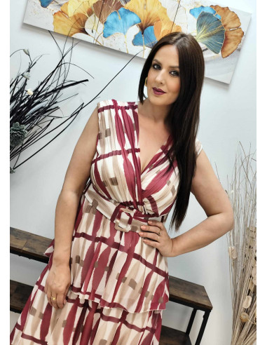 VESTIDO VOLANTES (TALLAS DE 36 A 42)