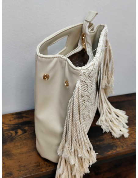 BOLSO FLOR FLECOS