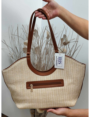 BOLSO RAFIA TACHAS