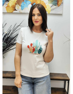 CAMISETA CACTUS (TALLAS DE 36 A 44)