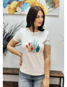 CAMISETA CACTUS (TALLAS DE 36 A 44) 2
