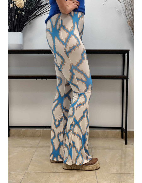 PANTALÓN CAMPANA PRINT (TALLAS 34 A 38)