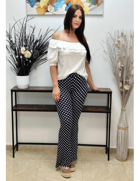 PANTALÓN CAMPANA PRINT (TALLAS 34 A 38)