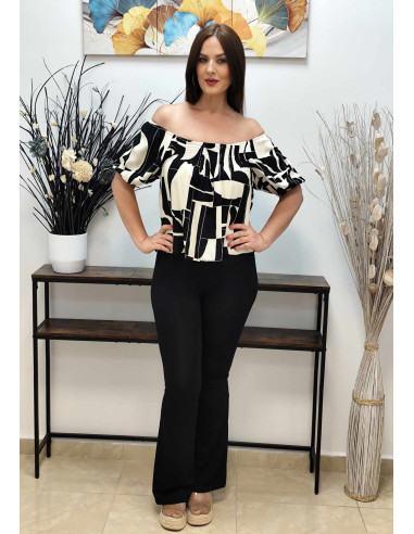 PANTALÓN CAMPANA LISO (TALLAS DE 36 A 40)